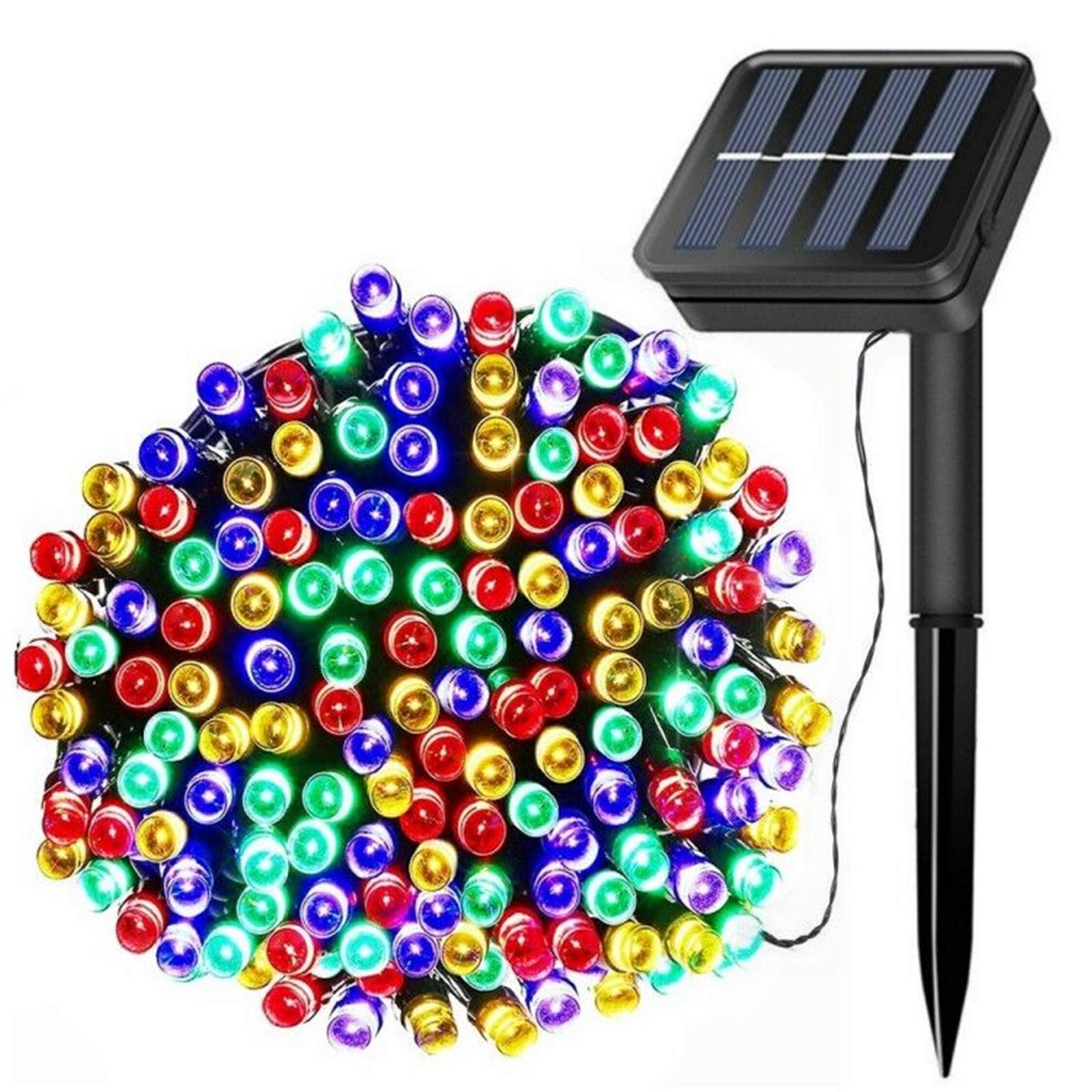 FANSIR Solar String Lights, 72ft 200 LED Outdoor String Solar Powered Fairy Lights Waterproof 8 Modes Garden Decorative Light for Tree, Patio, Garden, Yard, Home, Wedding, Party (Multicolor) — image 1