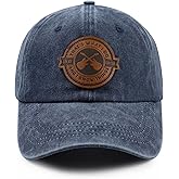 That's What I Do I Play Guitar and I Know Things Hats for Men Women, Adjustable Guitar Decor Leather Patch Baseball Cap