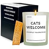 Cat Mom Candle Gift Box | Vanilla Scented Soy Wax Candle | Perfect for Women's Birthday or Anniversary