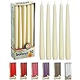 BOLSIUS Candele Affusolate Colore Avorio | 25,4 Cm - Ideali Per Tavola E Hotel | Atmosfera Elegante