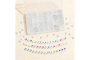 1400 PCS Letter Beads Kit with 28 Styles Friendship Bracelet Making, Jewelry Craft Supplies with Storage Case, Gift Design an