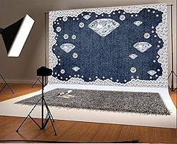 Yeele 6x4ft Diamond Denim Style Backdrop for