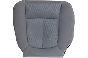 GXARTS Driver Side Bottom Lower Replacement Cloth Seat Cover Steel Gray Compatible with Ford F150 2011 2012 2013 2014