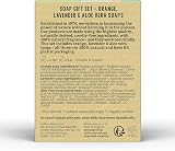 Faith In Nature Gift Set 3 x 100g Vegan Handmade Soap Orange Lavender Aloe view 3