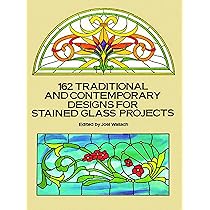 Art Nouveau Windows Stained Glass Pattern Book: Relei