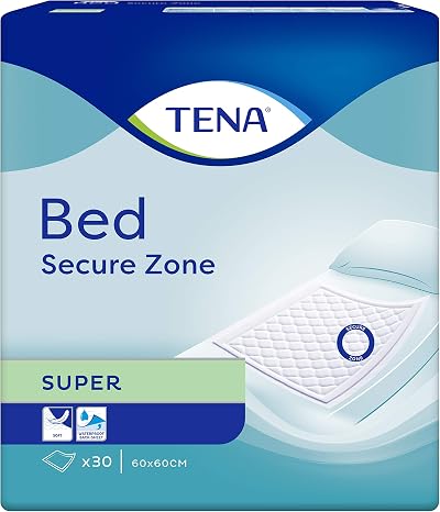 TENA 60 x 60cm Super Bed Disposable Pads Pack of 30