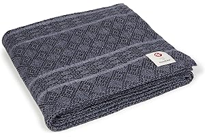 Manduka Cotton Blanket – Premium Yoga Blanket, Peruvian Recycled Cotton, Home Décor, Fitness Accessory
