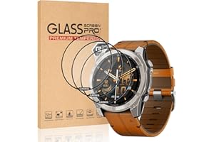 3-Pack Screen Protector for Garmin Fenix 8 AMOLED (47mm), Liuyuxi 3D Full Coverage Anti-Scratch HD Clear Protective Film, PMM