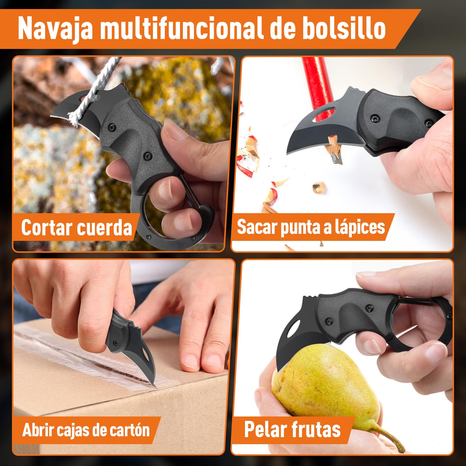ZOOI Geschenke für Männer, Messer Outdoor Multitool Taschenmesser Klappmesser, Geburtstagsgeschenk Gadgets für Männergeschenke, Gadgets für Männer Männergeschenke Jahrestag Geschenk für Ihn 3