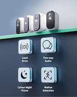 Arlo Essential 2 Wireless Security Camera Kit 2 Cameras 1080p Colour Night view 2