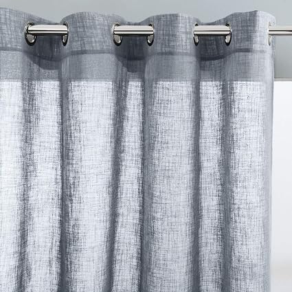 La Redoute Interieurs Rideau à œillets Effet Lin Nyong 250 X