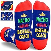 HAPPYPOP Appreciation Coach Gifts Ideas - Socks for Baseball Soccer Basketball Softball Cheer Coaches