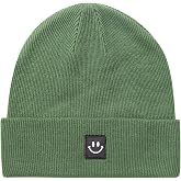 MaxNova Knit Beanie Hat with Smile Face for Men/Women