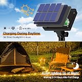 btfarm 56ft Solar String Lights 150 LED Outdoor Copper Wire 8 Modes view 2