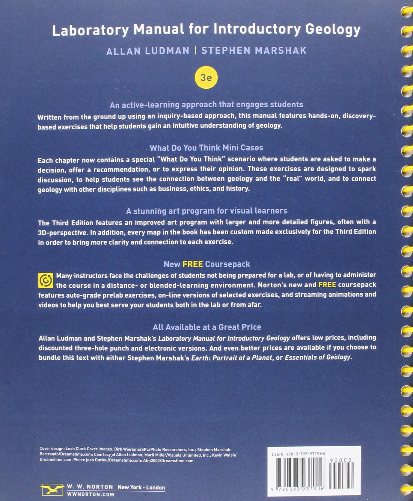 Earth and Laboratory Manual for Introductory Geology: Amazon.co.uk: Allan  Ludman