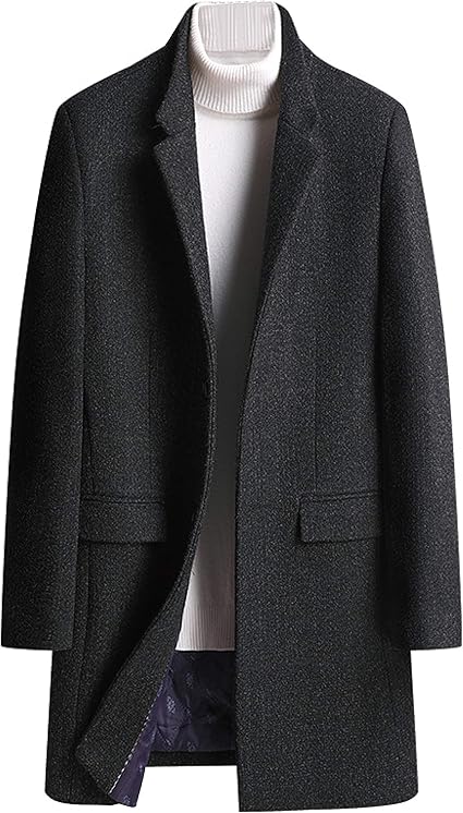 Amazon おしゃれ 上質 人気 メンズ イタリア製生地 ウール混 コート カシミヤ チェスターコート ウールコート ロングコート ビジネスコート 細身 暖かい 秋服 秋 冬 冬服 Men S Coat コート ジャケット 通販