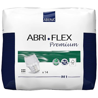 ABENA Abri Flex Premium Pull-Ups, Medium 1 WaistHip Size 80-110 cm Absorbency 1400 ml