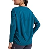 Pioneer Camp Women's Bamboo Viscose Long Sleeve Workout Shirts Back Loose Fit Boat Neck Yoga Athletic T-Shirts Casual Tops