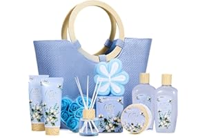 Green Canyon Spa Gift Baskets for Women, Spa Sets for Her, Bath Sets for Women Gift, Spa Gift Basket Sets with Shower Gel, Body Lotion,Mothers Day Gifts for Her