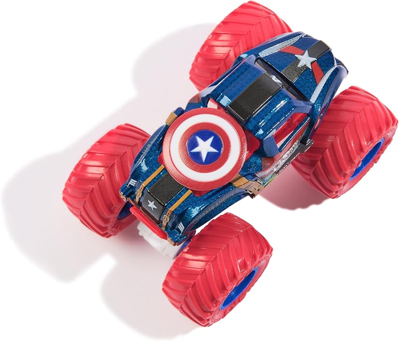 , Confezione da 5 Marvel Heroes, Spider-Man, Black Panther, Iron Man, Captain America | Veicoli Die-Cast, Giocattoli per Bambini e Bambine dai 3 Anni in su