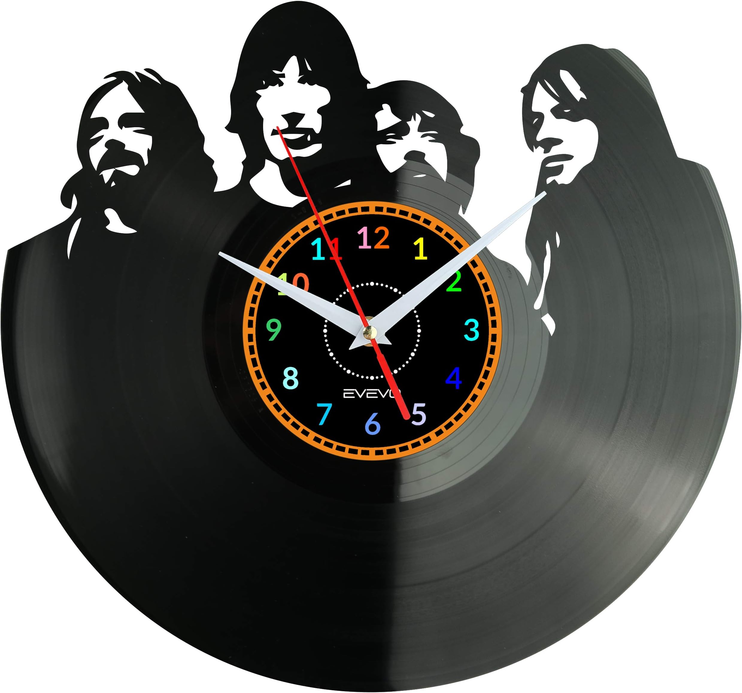 EVEVO PINK FLOYD Wall Clock Vinyl Record Vinyl Clock PINK FLOYD