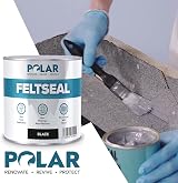 Polar FeltSeal 2.5L Black Waterproof Felt Sealant for Roofs One-Coat Repair view 4