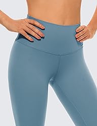 CRZ YOGA High Waist Yoga Leggings 25" Blue Ashes
