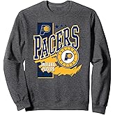 NBA Official Indiana Pacers Barred Player Sweatshirt