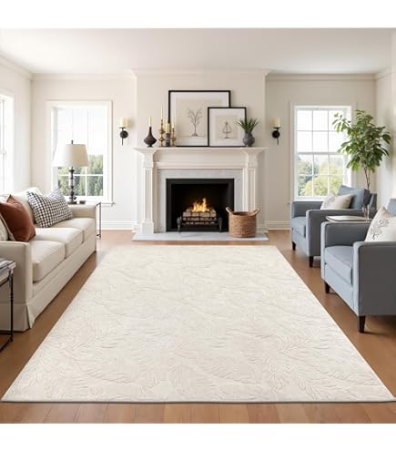 Amazon.com: nuLOOM 5' x 8' Cozy Plush Area Rug, Machine Washable