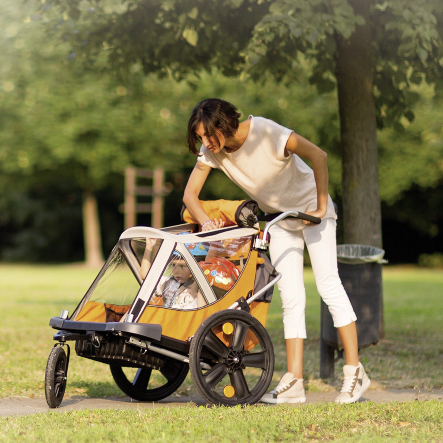 bellelli child bike trailer