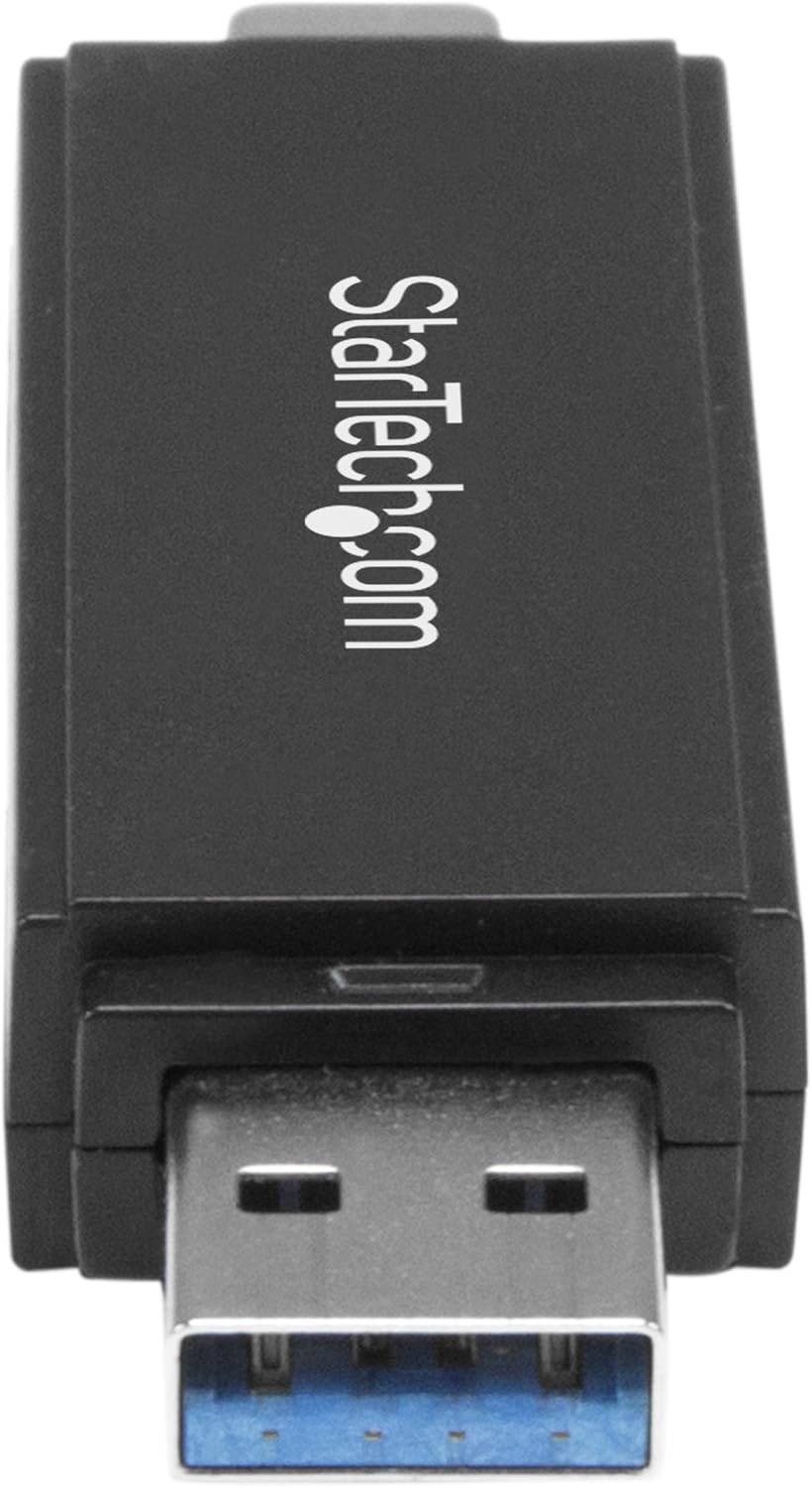 StarTech.com USB C and USB 3.0 SD Card Reader, USB Memory Card Reader, SD, microSD, MMC, UHS-I, USB-C & USB-A Card Adapter - Image 5