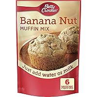 Betty Crocker Banana Nut Muffin Mix, 6.4 oz (Pack of 9)
