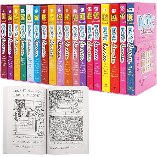 Dork Diaries Complete Set Volumes 1-14 Hardcover by Rachel Renée