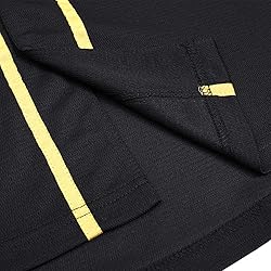 DEHANER Plain Black Baseball Jersey for Men Women