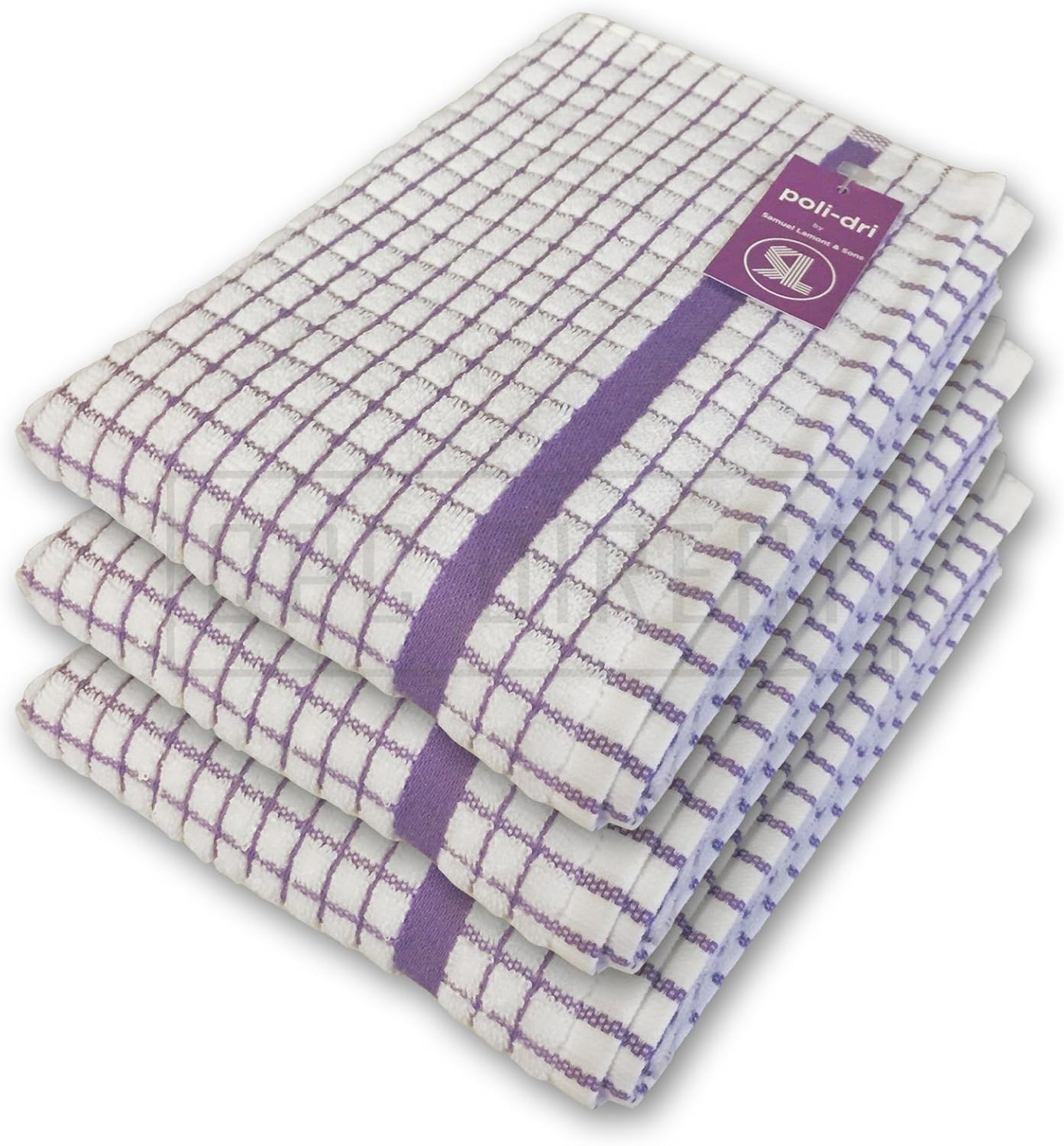 Poli Dri Premium Quality Kitchen Tea Towels by Lamont, Heather, 3 Pack