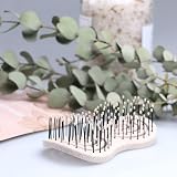 CHIARA AMBRA Detangling Hair Brush Women Men Beige - Wet Dry Curly Straight Hair view 6