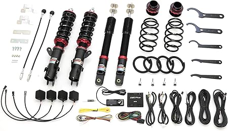 Amazon Blitz ブリッツ 車高調キット Damper Zz R Specdsc Plus N Wgn N One Jh3 Jg3用 Gセンサー内蔵 電動減衰力調整 全長調整式 赤 車高調キット 車 バイク