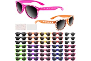 MEEZY 20/30/50/100Pcs Neon Sunglasses Bulk, Party Sunglass for Goody Bag Fillers Birthday Summer Beach Party Favors