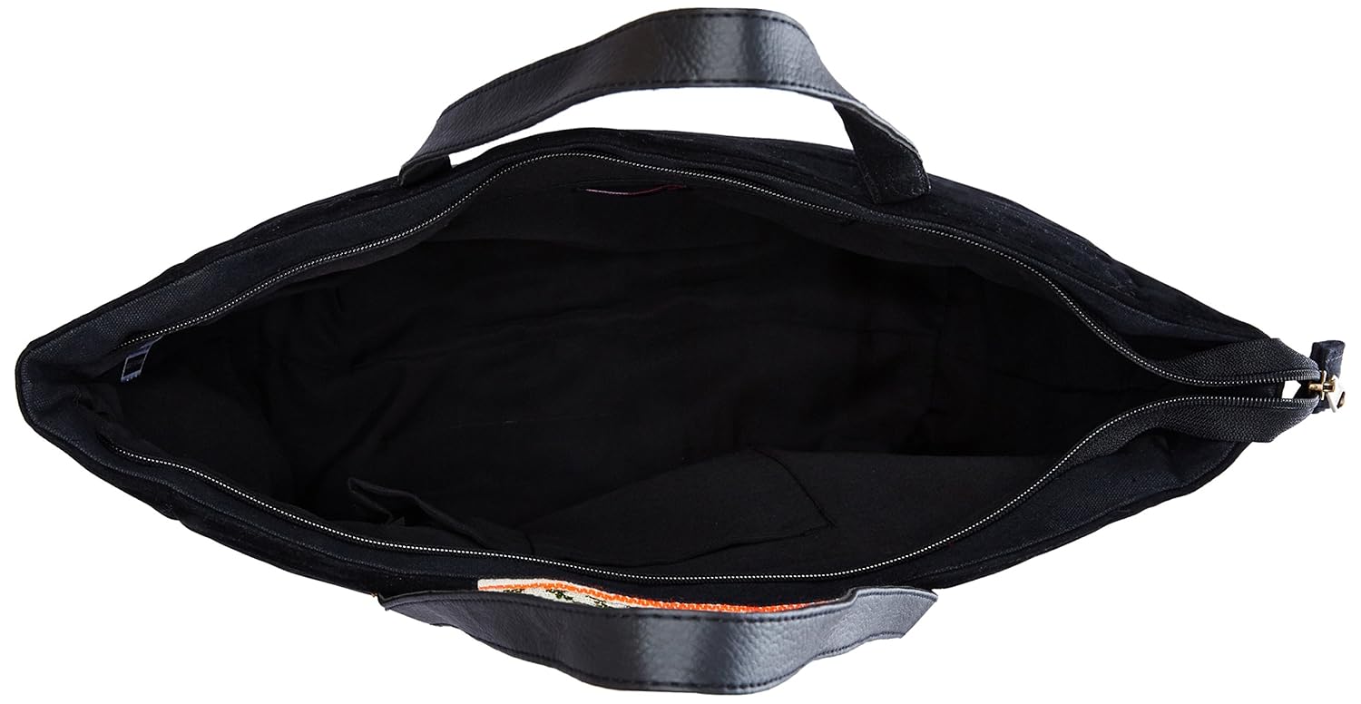 kanvas katha women's tote bag (multicolor) ()