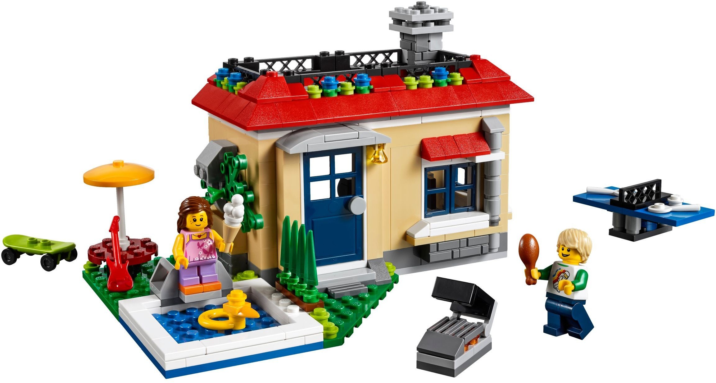 LEGO UK 31067 "Modular Poolside Holiday Construction Toy