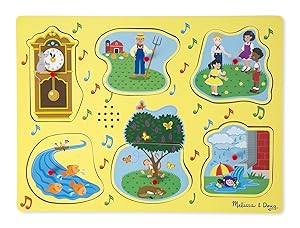Melissa & Doug Nursery Rhymes 1 Sound Puzzle (6 Piece)