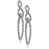 Anne Klein Women's Crystal Double Drop Earrings, Size: 0