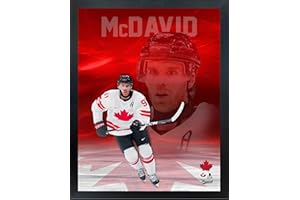 Connor McDavid Hockey Canada 2026 Collection Framed Photo Display - 16x20 Action Shot | Premium Hockey Wall Art | Collector E