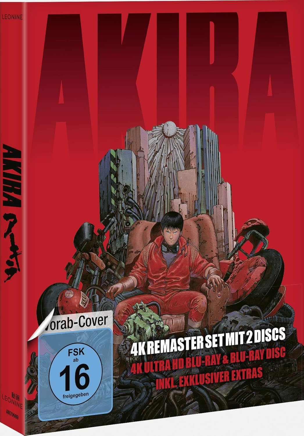 Akira 4k Uhd 2d Blu Ray Limited Edition Germany 4k Media Psychos