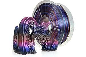 Stronghero3D PLA 3D Printer Filament 1.75mm, Galaxy red,Silk Blue, Silk Purple,Net Weight 1kg