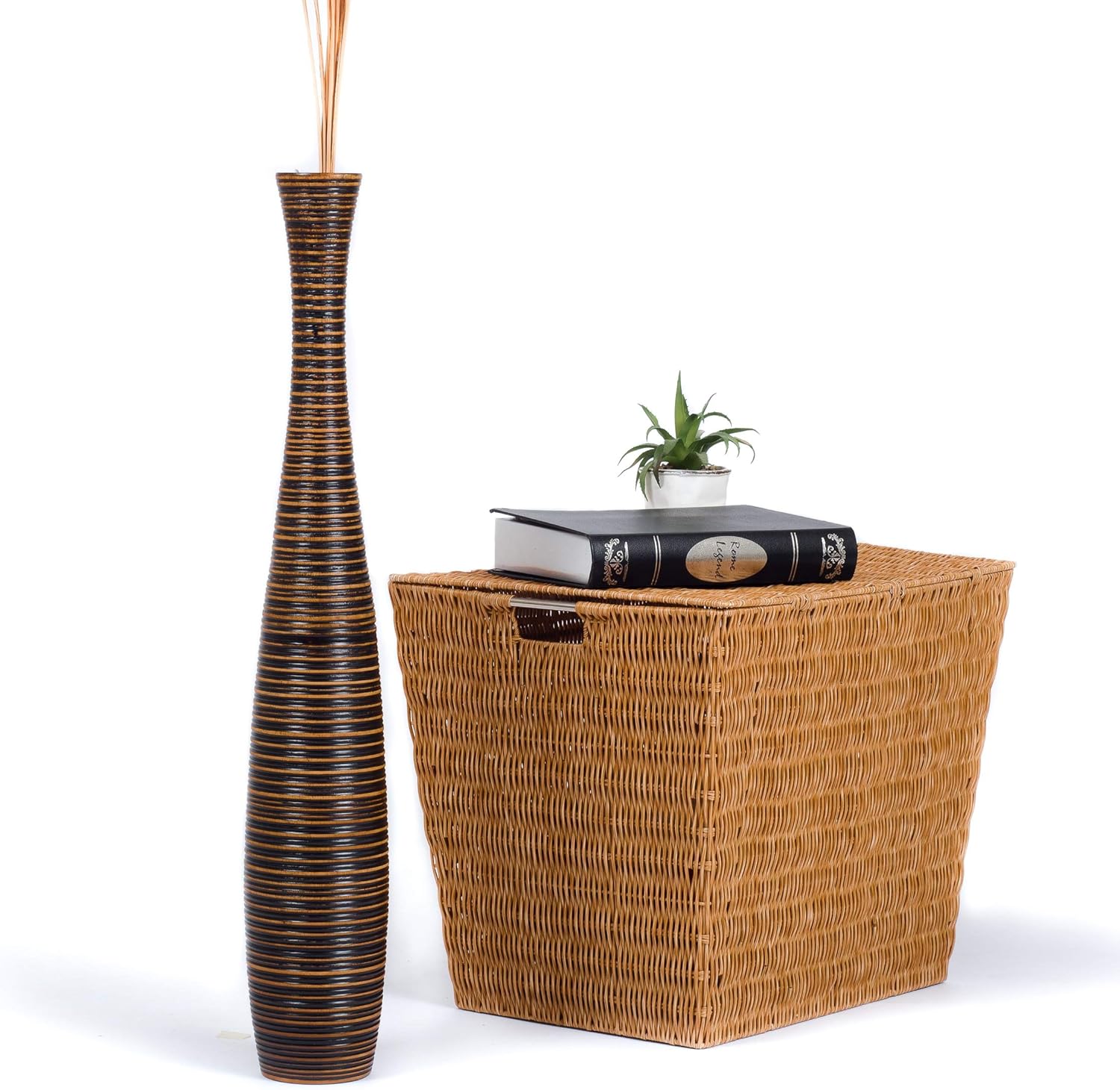 Amazon Com Leewadee Tall Big Floor Standing Vase For Home Decor