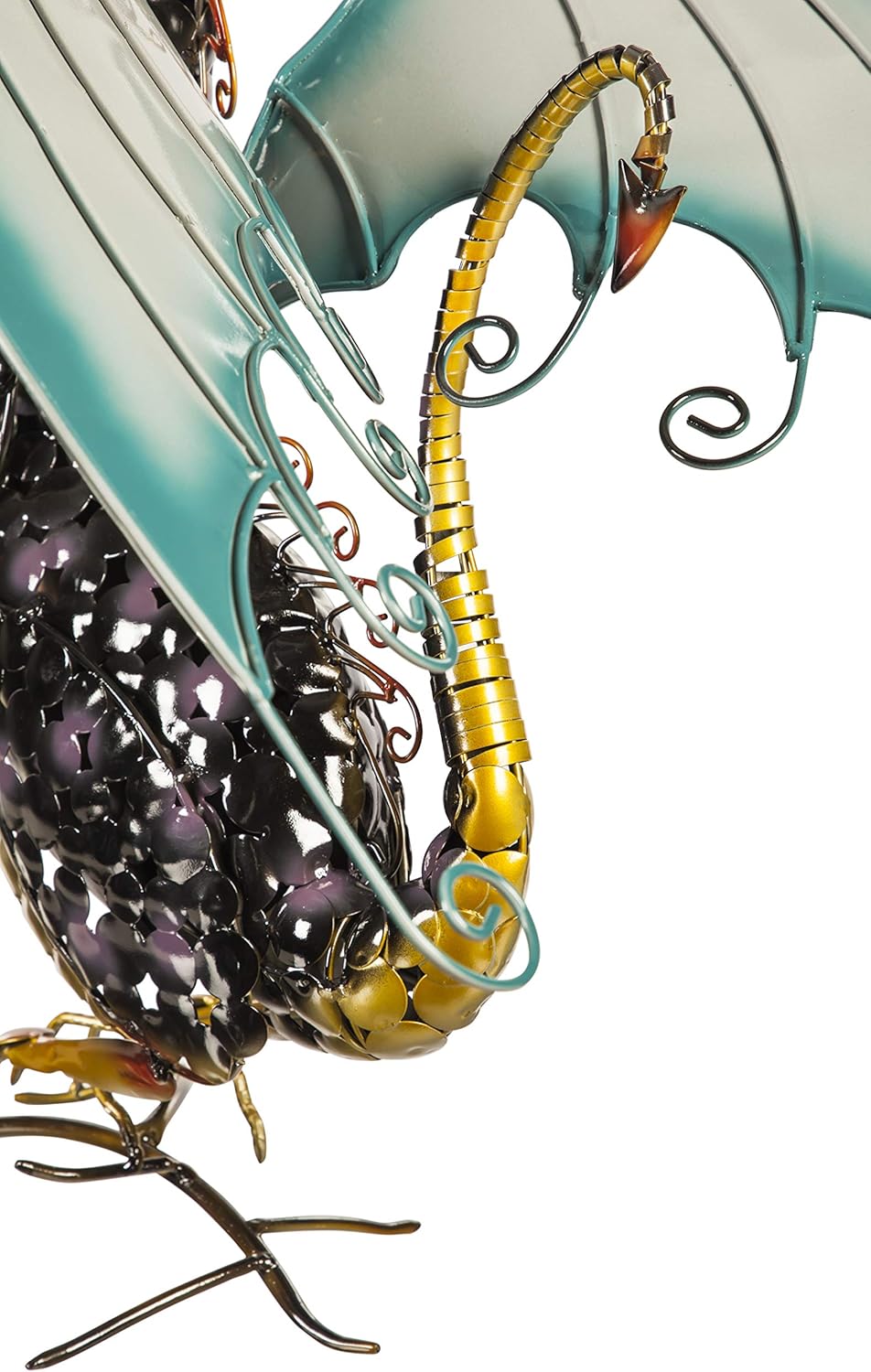 Wind & Weather Dragon Garden Sculpture with Solar Globe : Garden & Outdoor