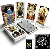 Pacify Vintage Tarot Cards, 78-Card Classic Tarot Deck with Guide Book, Traditional Tarot Cards for Beginners &amp; Fortune Telling