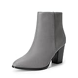 DREAM PAIRS Women's Ankle Boots Chunky Block Heel