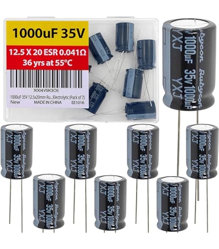 Nichicon Set of 2, 105°C Electrolytic Capacitor 390uF 100V (390